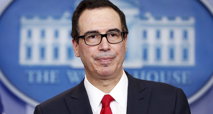 Copyright 2017 The Associated Press. All rights reserved. This material may not be published, broadcast, rewritten or redistributed without permission.
Mandatory Credit: Photo by AP/REX/Shutterstock (8771261d)
Treasury Secretary Steven Mnuchin pauses s he speaks in the briefing room of the White House, in Washington, . President Donald Trump is proposing dramatically reducing the taxes paid by corporations big and small in an overhaul his administration says will spur economic growth and bring jobs and prosperity to the middle class
Trump Tax Plan, Washington, USA - 26 Apr 2017