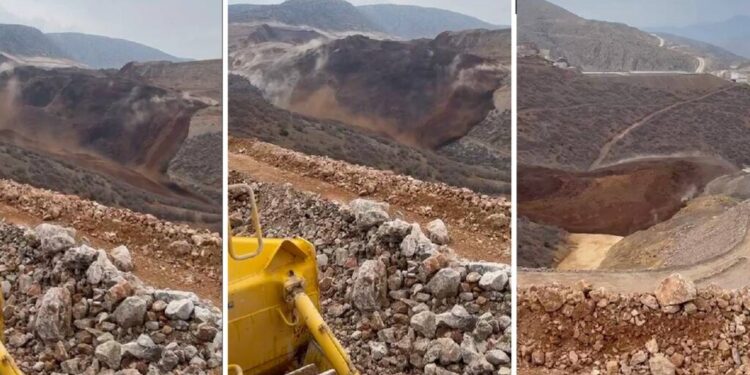 Erzincan İliç’teki Çöpler Altın Madeni’nde meydana gelen toprak kaymasının ardından bölgede arama kurtarma çalışmaları başlatıldı.